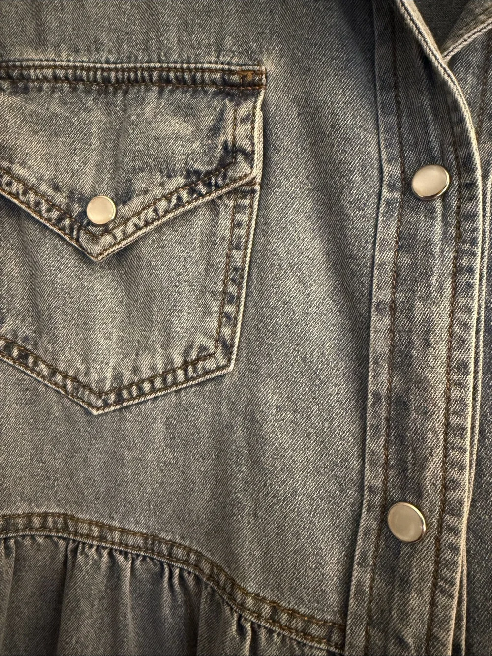 Denim Mini Dress - Picture 3 of 5